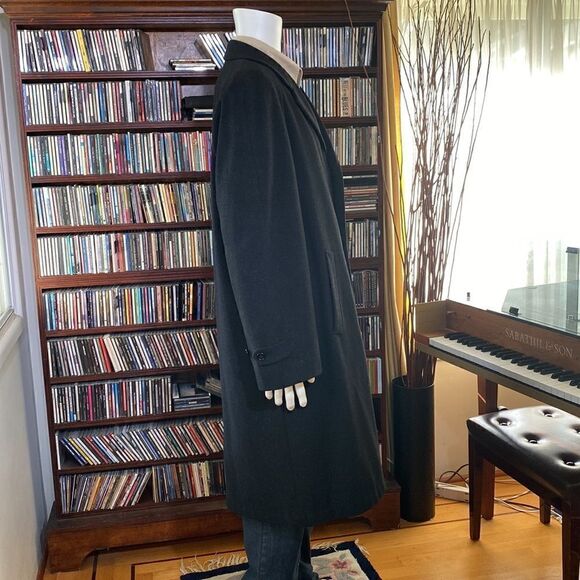 Vintage Crombie Seal Skin Wool Top Coat - Picture 2 of 11